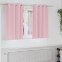  Gardiner med gardiner 2 pcs Baby rosa Polyester