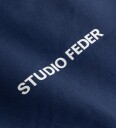 STUDIO FEDER Celia Toiletry Bag - Canvas - Navy - 30X20X10CM