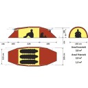 Hilleberg Kaitum 3 GT Tunnel Telt for 2-3 Personer Grønn med Doble Vegger