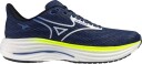 Mizuno Men"s Wave Rider 29 Estate Blue/white/lightning Yellow 46