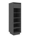 vidaXL Skoskap gr? 34x30x105 cm heltre furu