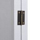  Sammenleggbar romdeler 160x170 cm New York dagtid svart og hvit 245858