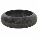 vidaXL Vask 40x12 cm marmor svart