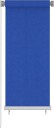 vidaXL Utendørs rullegardin 60x140 cm blå HDPE