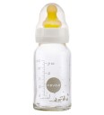 Hevea Babyflaske Glass Hvit 2pakning