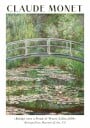 Claude Monet Bridge Over a Pond of Water Lilies Plakat Plakat / 70x100cm