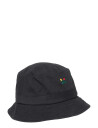Aimé Leon Dore Brushed Crest Bucket Hat   Black   L/XL