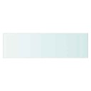 vidaXL Hyllepanel klart glass 70x20 cm