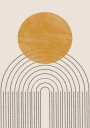 Arc and Sunburst Plakat Plakat / 30x40cm