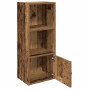 Bokhylle gammelt tre 31x24x77 cm konstruert tre