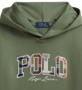 Polo Ralph Lauren Hettegenser   Last Green m. Trykk   Polo Ralph Lauren   14 16 år 164 176   Hettegenser   Armygrønn