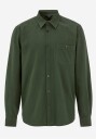 Mørke grønn flanellsskjorte