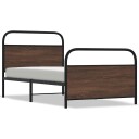  Sengeramme uten madrass brun eik 107x203 cm konstruert tre 8721158564153