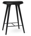 Mater - High Stool H69 Black Stained Oak