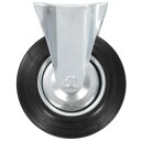 vidaXL Faste hjul 4 stk 200 mm