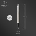 Parker IM Duo Gift Set with Ballpoint Pen & Fountain Pen  Stainless Steel Chrome Trim  Blå Ink Refill & Cartridge  Gift Packaging