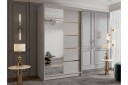 Narbonne Garderobe med Speil 100x200 cm - Beige