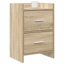  Nattbord 2 pcs Sonoma eik 40 x 30 x 60 cm Konstruert tre