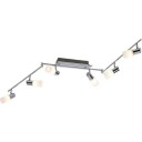Trio Lighting Clapton spotter i tak 6 spotter