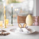 Seasons Easter Collection Serviettringer m/Kaninører 4pk Gul