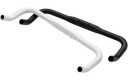 Bullhorn styre til fixie sykler 40 cm 25.4 mm hvit