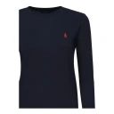 Polo Ralph Lauren 40/1 Cotton Jersey Knt T Shirt   Navy   S