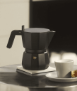 Alessi Moka Espressokanne 3 Kopper Sort