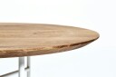Mavis Tribeca Coffee Table 110 cm Oiled Rustic Oak/White Legs
