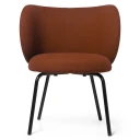 Ferm Living Rico Spisestol Black Tonus   Red Brown