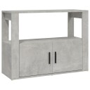 vidaXL Skjenk betonggrå 80x30x60 cm konstruert tre
