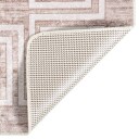 vidaXL Vaskbart teppe 190x300 cm beige sklisikker