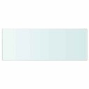 vidaXL Hyllepanel klart glass 80x30 cm
