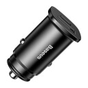 Baseus 30W PPS Billader med USB-A og USB-C - Hurtiglading, Svart