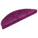 vidaXL Trappetrinnstepper 15 stk lilla 56x17x3 cm