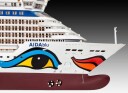 Revell AIDA Modellskip 1/400 Byggesett med 380 Deler