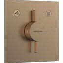 Hansgrohe DuoTurn E dusjbatteri, bronse