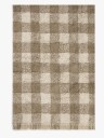 Lorena Canals Vaskbar Vichy Gulvteppe 90x120 cm Marron