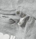 Name It Body I/e   NbnBanks   Grey Melange/Cloud Danser   Name It   50   Langermet Body Grå Hvit