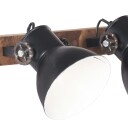 vidaXL Industriell vegglampe svart 65x25 cm E27