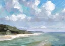 Peaceful Beach Scene Plakat / 21x30