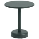 Muuto Linear Steel Salongbord Ø42 cm Dark Green