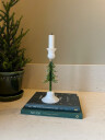 Lysestake juletre 24 cm grønn