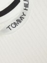 Tommy Hilfiger Essential Rib Knit Top L/S Knit Tops Ecru (152 / 12 år)