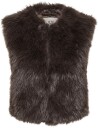 JDY Jdyora Faux Fur Waistcoat Otw Qiq Noos   CHOCOLATE TORTE   XL