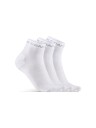 Craft Core Dry Mid Sock 3-pack 37/39 White