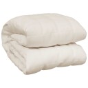 Vidaxl Vektdyne kremhvit 220x260 cm 15 kg stoff