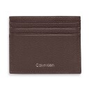 Calvin Klein Foil Emboss Cardholder   Brown   ONE SIZE