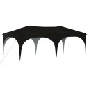 vidaXL Pop-up Festtelt 575 x 288 x 245 cm Svart Oxford Stoff