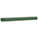 vidaXL Høybed galvanisert stål 507x100x36 cm grønn