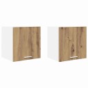  Hengende skap Riga 2 pcs Artisan eik og hvit 40 x 31 x 40 cm